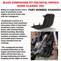 Black Sumpguard fit for Royal Enfield Goan Classic 350