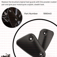 Black Heel Guards fit for Royal Enfield Continental GT 650
