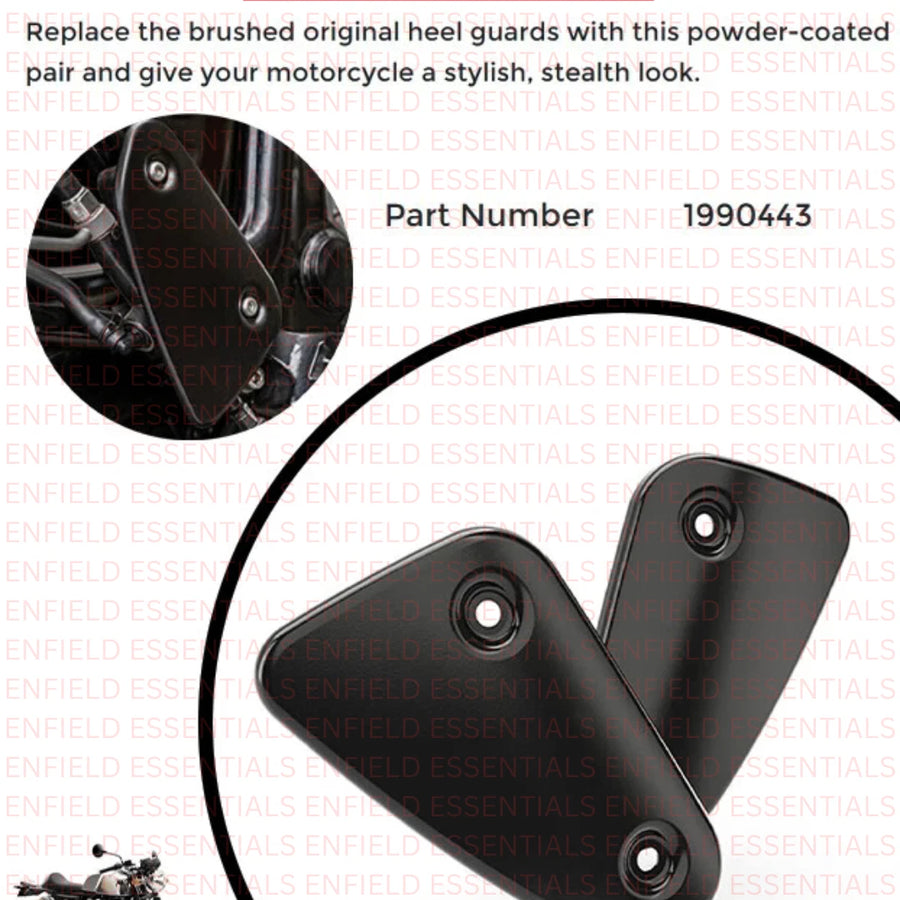 Black Heel Guards fit for Royal Enfield Continental GT 650