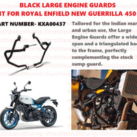 Black Large Engine Guards fit for Royal Enfield Guerrilla 450