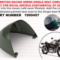 British Racing Green Single Seat Cowl fit for Royal Enfield Continental GT 650