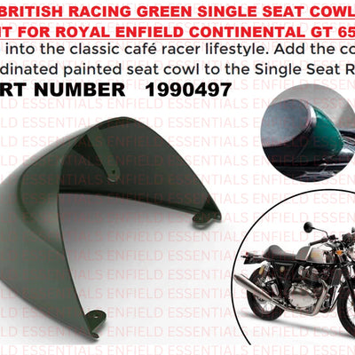 British Racing Green Single Seat Cowl fit for Royal Enfield Continental GT 650