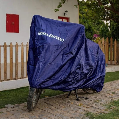 Navy Water Resistant Bike Cover fit for Royal Enfield Bear 650