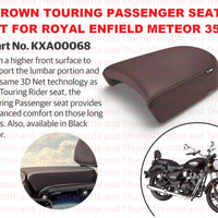 Brown Touring Passenger Seat fit for Royal Enfield Meteor 350