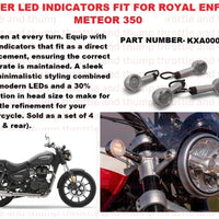 Silver LED Indicators fit for Royal Enfield Meteor 350