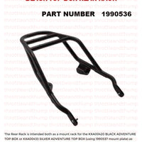 Black Top Box Rear Rack fit for Royal Enfield Bear 650