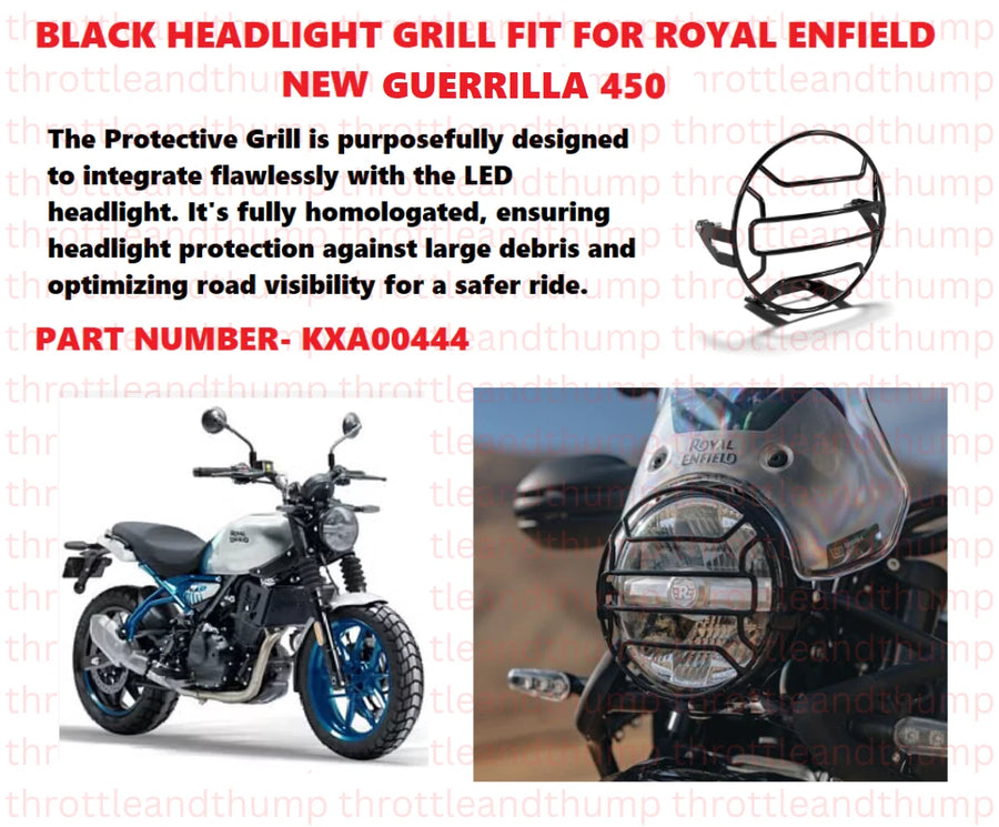 Black Headlight Grill fit for Royal Enfield Guerrilla 450