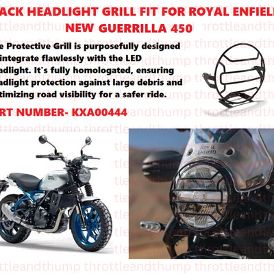 Black Headlight Grill fit for Royal Enfield Guerrilla 450