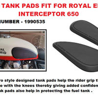 Black Tank Pads fit for Royal Enfield Interceptor 650